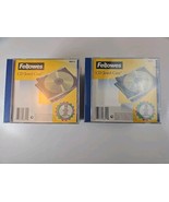Fellowes Jewel Case Clear/Multi 10 Pack Color New in Packaging Lot Of 2 - $33.91 CAD