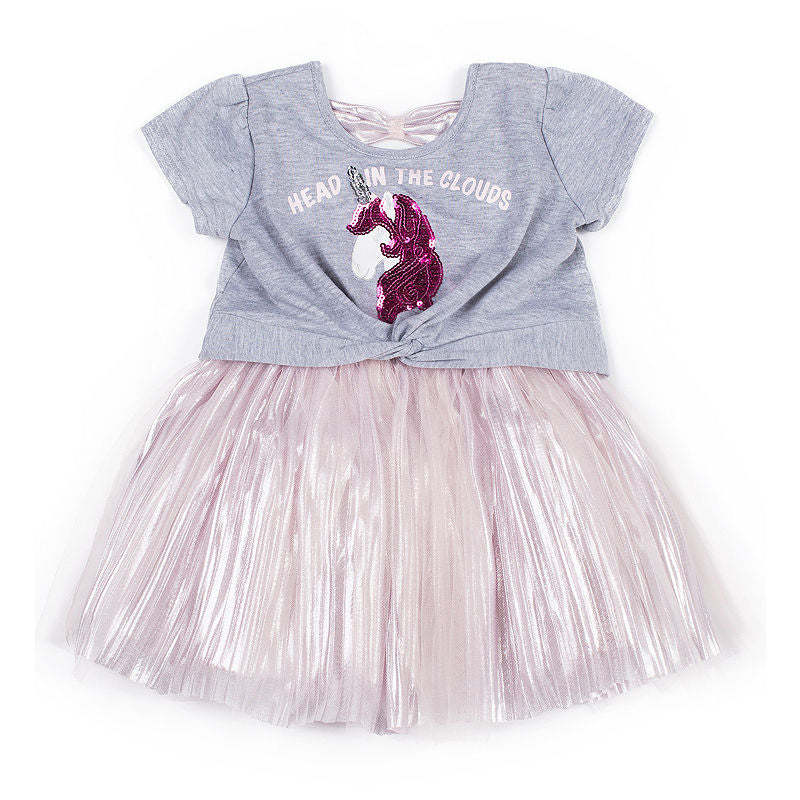 Girls Little Lass Short Sleeve Unicorn Dress and 50 similar items
