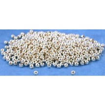 600 Ball Beads Sterling Silver Beading Stringing 2mm - £29.84 GBP