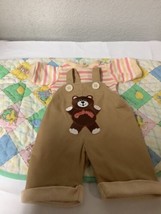 Vintage Cabbage Patch Kids Teddy Bear Overalls &amp; Matching Shirt - £137.61 GBP