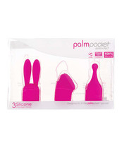 Palm Power Palm Pocket Extended Accessories - 3 Silicone Heads Pink - £16.13 GBP