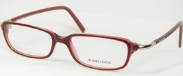 Romeo Gigli {RG27301} Burgundy RED/GOLD Eyeglasses Frame RG273 51-16-140mm Italy - $80.33