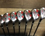DEMO Left Handed Senior Mens Majek Golf All Hybrid Set #4-PW A Flex 945-... - $401.75