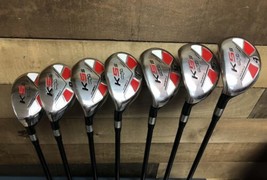 DEMO Left Handed Senior Mens Majek Golf All Hybrid Set #4-PW A Flex 945-6318 - £315.25 GBP
