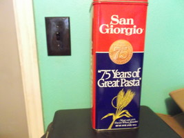 San Giorgio Spaghetti 75th Anniversary Tin - $23.00