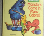 SESAME STREET Monsters Come in Many Colors! (1980) Golden hardcover book - $12.86