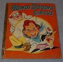Little Golden Book Howdy Doody's Circus No 99 Vintage 1950  - £15.68 GBP