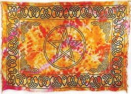 Large Pentagram Sarong  Altar Cloth 44&quot; x 72&quot; New - £18.83 GBP