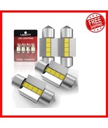 Pack of 4 DE3022 LED Festoon Bulbs - 31mm Canbus Error-Free 640LM/Xenon ... - $657.97 MXN