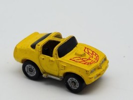 Galoob Micro Machines Pontiac Firebird Yellow Trans Am T Top Red Tail Li... - $13.24