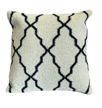 Link Lattice Black Rug/Doormat/Pillow - $59.00