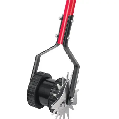 Dual-Wheeled Rotary Edger, Tru-Tough Steel w/48'' Fiberglass Handle - TRUPER Item image 3