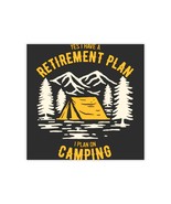 Post-it Note Pads Personalized Sticky Notes Camping Humor Retirement Plan - £12.89 GBP+