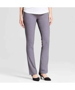 Isabel Grey Crossover Panel Bootcut Maternity Trousers Sz 2 - £19.72 GBP