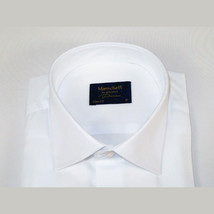 Men 100% Fancy Cotton Shirt Manschett Quesste Turkey Slim Fit 6041-03 White image 2