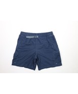 Vintage Columbia Mens Large Faded Spell Out Belted Lined Cargo Shorts Na... - $47.72 CAD