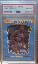 1990 Fleer All-Stars Isiah Thomas #6 PSA 8 - $15.00