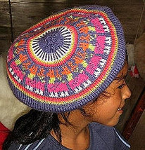 Happy colored beret,had made of pure Alpacawool  - £19.92 GBP