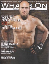 UFC 109 RANDY COUTURE vs MARK COLEMAN   @ WHATS ON Las Vegas Magazine 2010 - £6.28 GBP