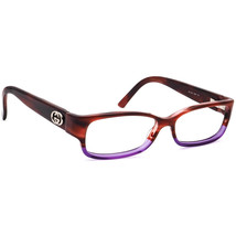 Gucci Eyeglasses GG 3152 RUN Havana Burgundy/Violet Fade Frame Italy 52[... - £159.36 GBP