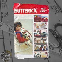 Butterick 4837 Country Countdown Counting Book Pattern One Size Vintage Uncut - £11.85 GBP