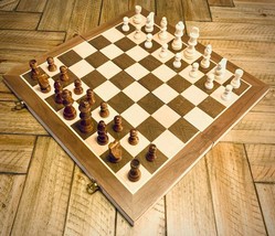Wooden Foldable Magnetic Chess Set 15&quot; - $310.00