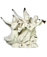 Mikasa Holiday Elegance FK001/808 Porcelain Angels 7&quot; Figurine White w G... - £19.65 GBP