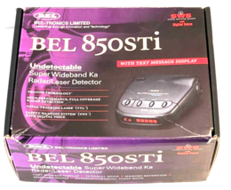Bel-tronics BEL 850STi Undetectable Super Wideband Ka Laser Radar Detector - $1,009.67 MXN