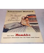Vintage American Motors 1955 Rambler Automobile Sales Brochure Original - €12,20 EUR