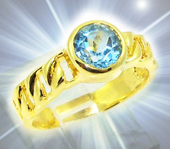 HAUNTED ANTIQUE RING SECRETS OF GOLDEN WEALTH ILLUMINATED WORLD MAGICK  - $444.77