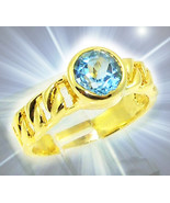 HAUNTED ANTIQUE RING SECRETS OF GOLDEN WEALTH ILLUMINATED WORLD MAGICK  - $444.77