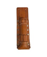 Vintage Heavy Leather Screwdriver Driver Belt Holster and Holds 9 Bits - $29.65