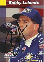 AUTOGRAPHED Bobby Labonte 1993 Finish Line Racing (#22 Maxwell House Team) Winst - £19.88 GBP