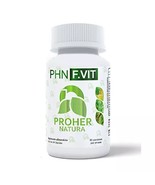 PROHER NATURA PHN Figura F VIT 100% NATURAL QUEMADOR DE GRASA!! 90 Casules - $24.00