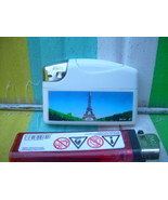 Cute Baide Refillable Plastic Gas Lighter For Collection Paris Tower Eiffel - $223.80 MXN