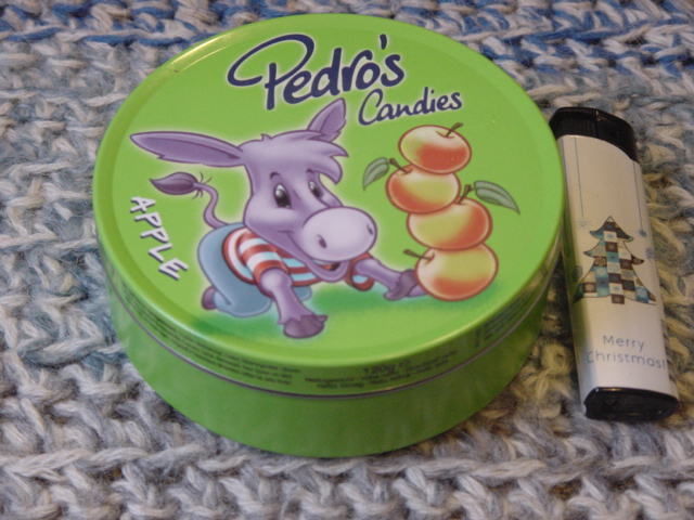 PEDRO'S APPLE CANDIES  TIN BOX GREAT CONDITION FROM GERMANY - $6.92