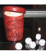 Lot of 10 dice cups, made of pure leather, wholesale  - £127.89 GBP