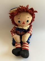Vintage Raggedy Andy Knickerbocker Doll Music Box &#39;Brahm&#39;s Lullaby&#39; - Works - £26.40 GBP