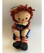 Vintage Raggedy Andy Knickerbocker Doll Music Box &#39;Brahm&#39;s Lullaby&#39; - Works - £22.50 GBP