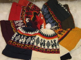 12 Alpaca woolen hats, mixed lot, wholesale - £86.06 GBP