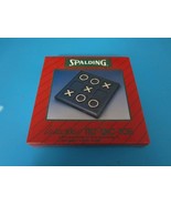 Spalding Luxurious Tic-Tac-Toe Game with Gold Plated Pieces &amp; Acrylic Board - £13.30 GBP