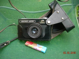 VINTAGE SOVIET RUSSIAN USSR VILIA AUTO LOMOGRAPHY 35MM PHOTO CAMERA - £10.54 GBP