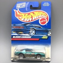 Hot Wheels Blown Camaro Chevrolet Chevy Green #1083 Diecast 1/64 Scale - £7.08 GBP