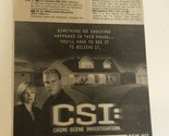 CSI Vintage Tv Guide Print Ad William Peterson Tpa25 - $5.93