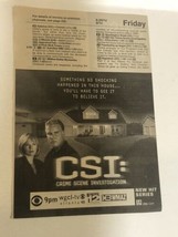 CSI Vintage Tv Guide Print Ad William Peterson Tpa25 - £4.67 GBP