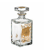 VISTA ALEGRE - Golden Ox - Whisky Decanter - Handmade Crystal - £316.02 GBP