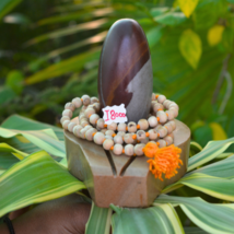 3.5&quot; Shivaling 5&quot; YoniBase Lingam With Tulsi Mala Hindu Pooja Gifts india~I-8000 - $85.16