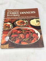 Vintage Cookbook Betty Crocker’s Family Dinners In A Hurry 1974 6th Printing - £31.96 GBP
