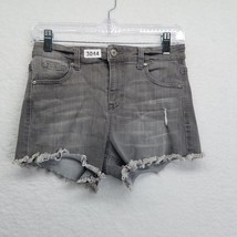 Altard State Womens Cut Off Shorts Size 7 Charcoal Gray Distressed Stretch - $18.81