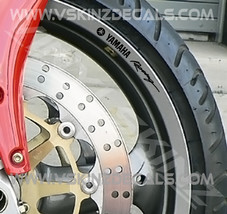 Yamaha Racing Logo Wheel Rim Decals Stickers Premium Quality 5 Colors YX... - $14.00